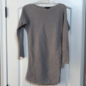Armani Exchange Light Gray Knit Top